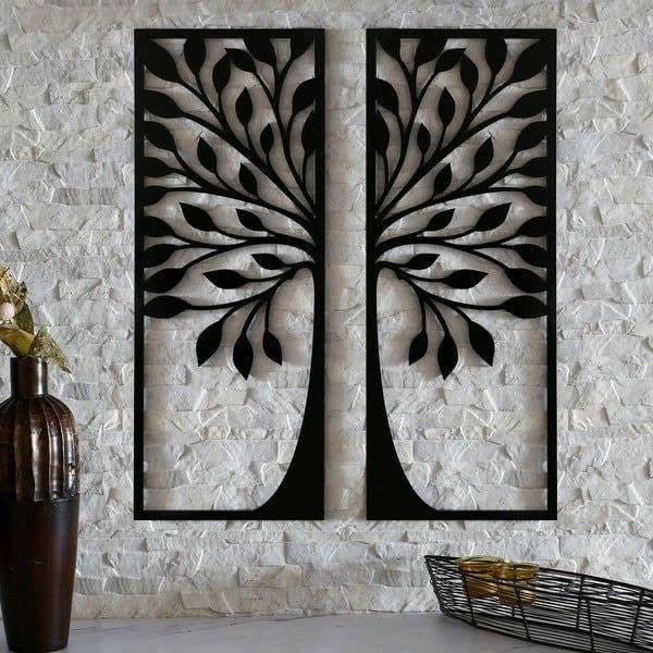 2 Frames Tree Living Lounge Bedroom Wall Hanging Decor - zeests.com - Best place for furniture, home decor and all you need