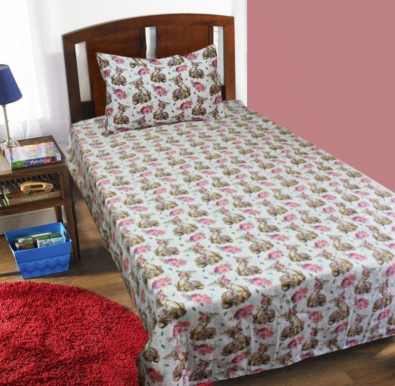 Kids Bed Sheet - Deer - zeests.com - Best place for furniture, home decor and all you need