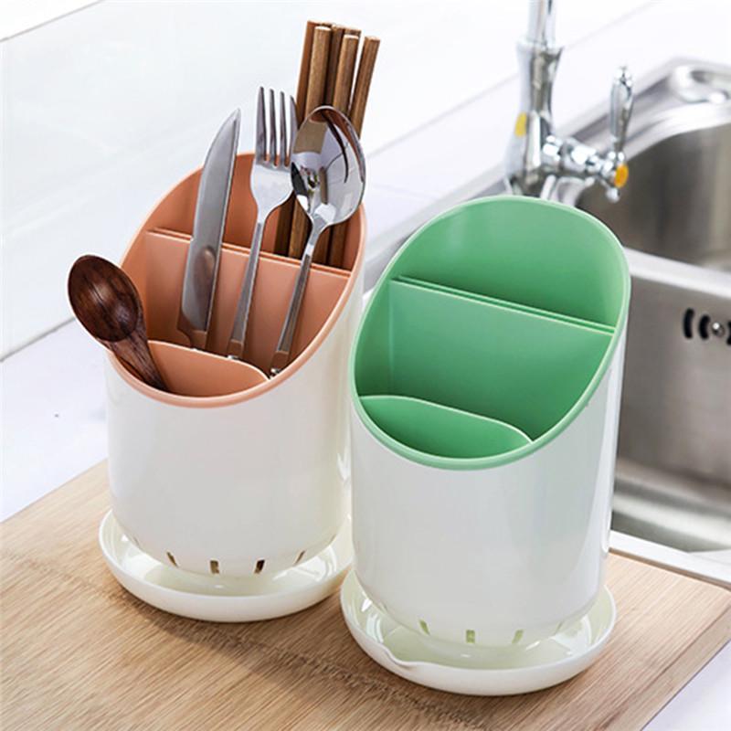 Spoon Holder Drain Cutlery Organizer Kitchen - zeests.com - Best place for furniture, home decor and all you need