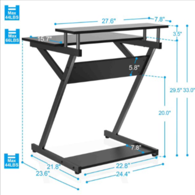 FITUEYES Home Office Computer Desk Table - zeests.com - Best place for furniture, home decor and all you need