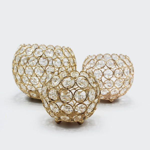 3 pc Golden Globe Set - zeests.com - Best place for furniture, home decor and all you need