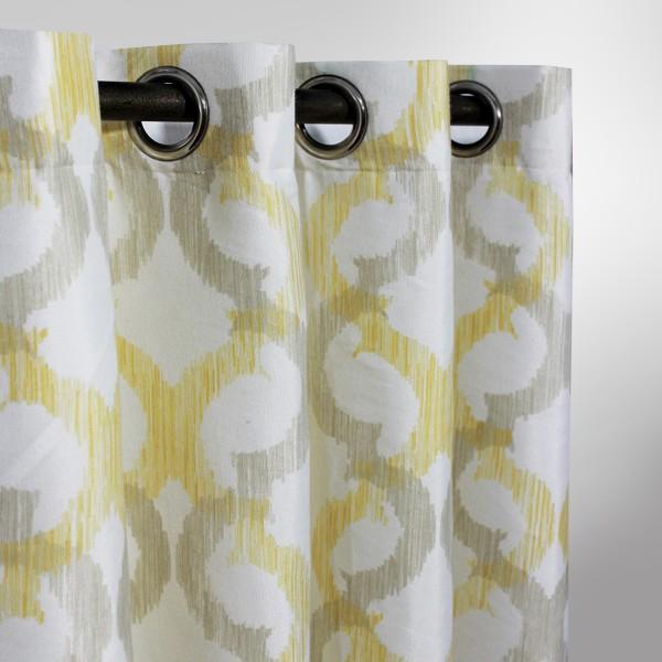 Safran Motif - Curtain With Lining - Single Panel - 50" x 90" - zeests.com - Best place for furniture, home decor and all you need