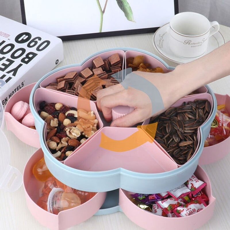 Transy Blossom Dry Fruit Tray - zeests.com - Best place for furniture, home decor and all you need