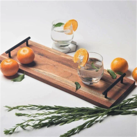 Creek Solid Wood Kitchen Serving Tray - zeests.com - Best place for furniture, home decor and all you need