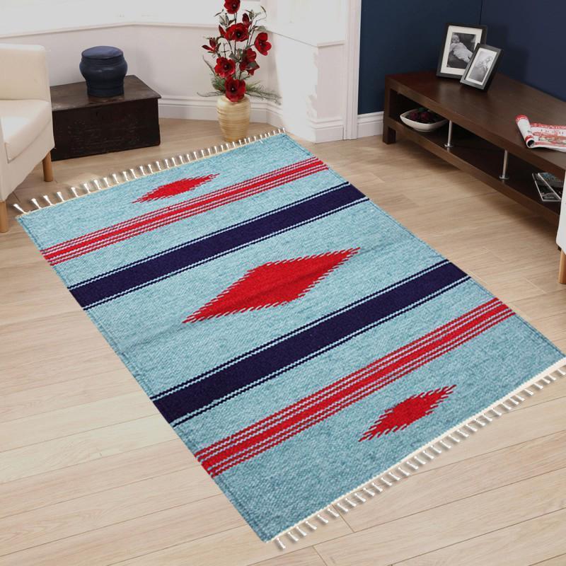 Hand-woven Woolen Rug - Single Seam - 2' x 3' - zeests.com - Best place for furniture, home decor and all you need