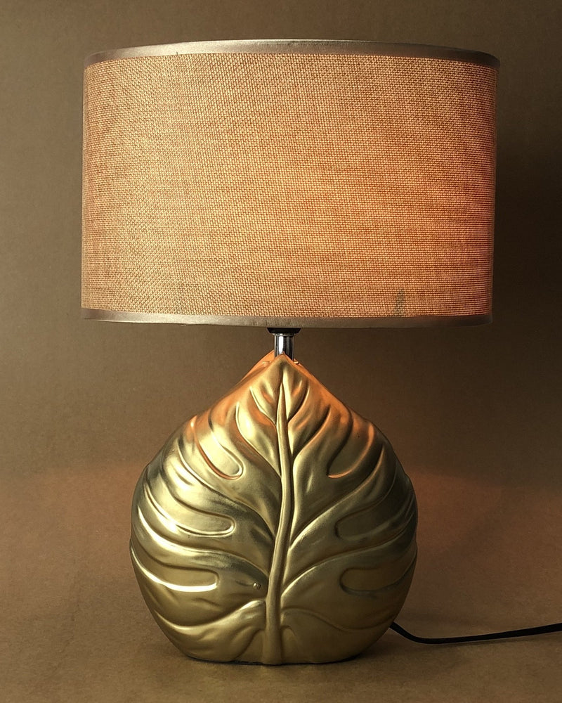 Ceramic Table Lamp with Shade with Bulb - zeests.com - Best place for furniture, home decor and all you need