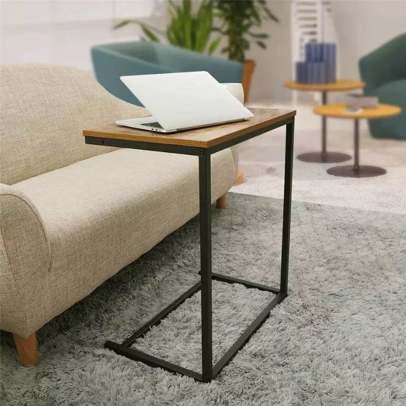 Straight Rectangle Bedside Coffee Laptop Office Table - zeests.com - Best place for furniture, home decor and all you need