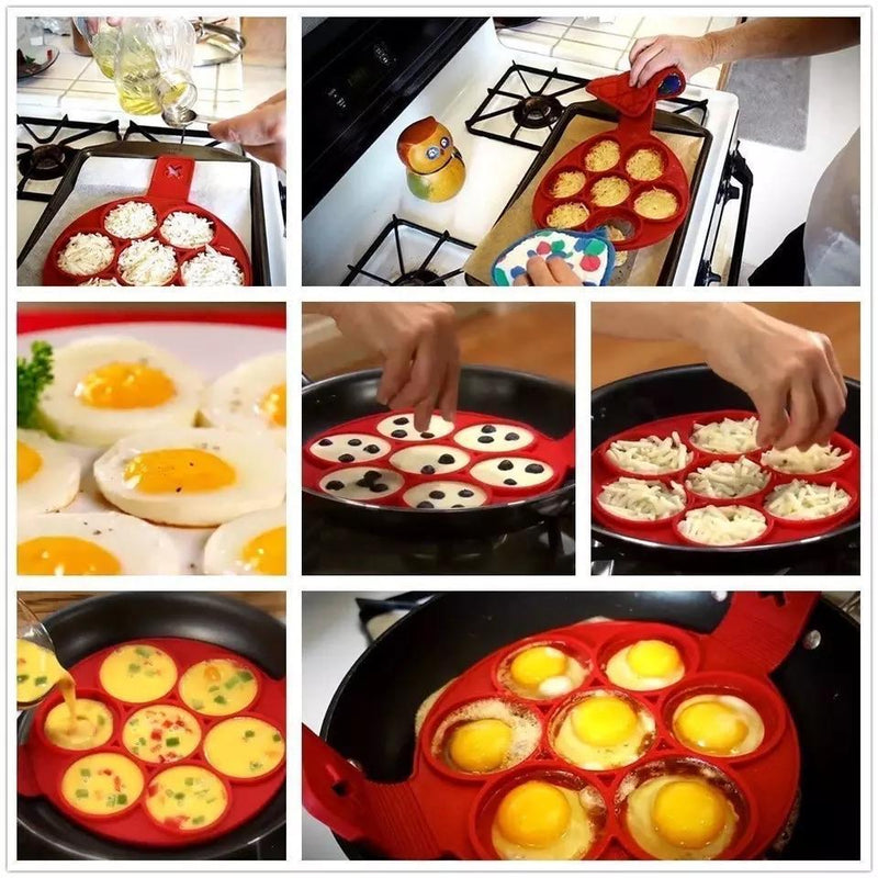 New Silicone Pancake Mold Shaper Fried Egg maker - zeests.com - Best place for furniture, home decor and all you need