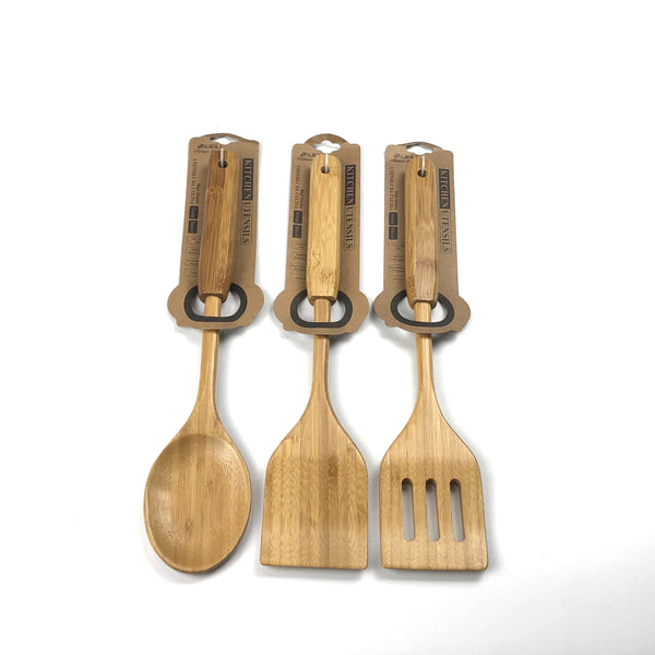 Jinjiali Wooden Cooking Spoons and Spatulas - zeests.com - Best place for furniture, home decor and all you need