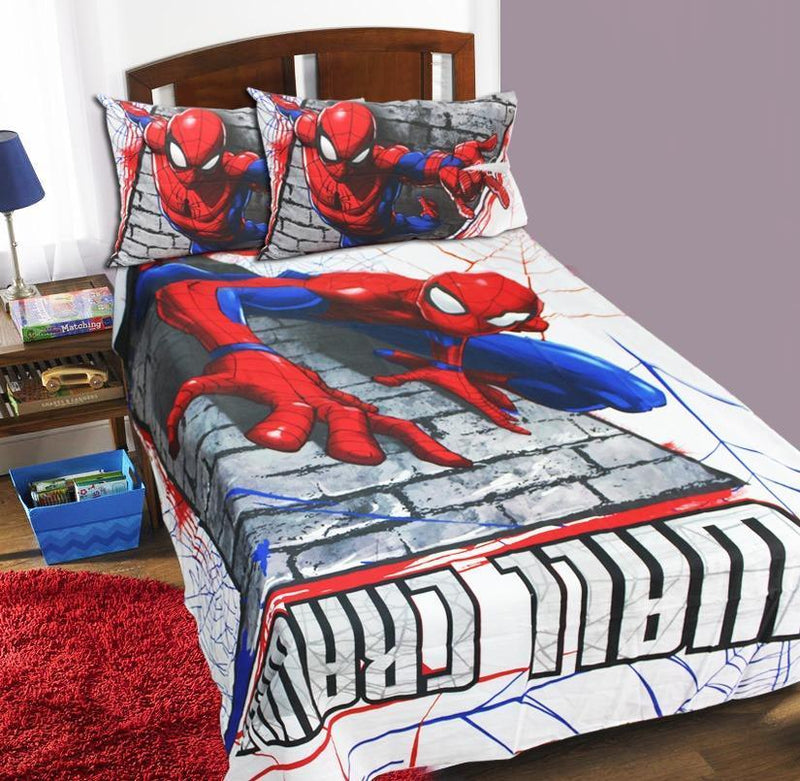 Single Kids Bed Sheet - Spider Man - zeests.com - Best place for furniture, home decor and all you need