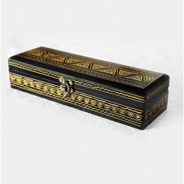 Wooden Hand Made Jewellery Box - Gold - zeests.com - Best place for furniture, home decor and all you need