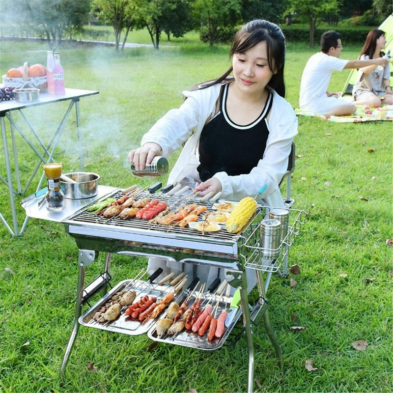 Outdoor Stainless Steel Charcoal Grill - zeests.com - Best place for furniture, home decor and all you need