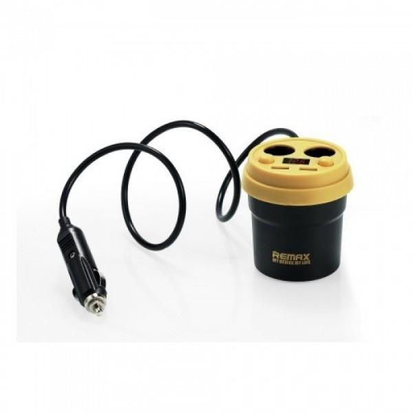 Remax 2 USB Demitasse Car Charger - zeests.com - Best place for furniture, home decor and all you need