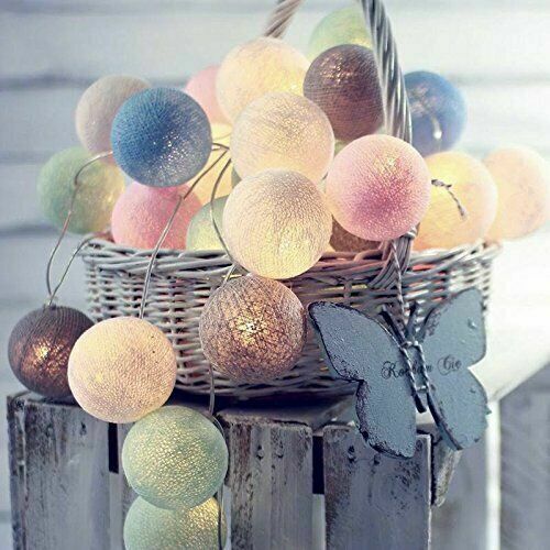 Cotton Balls LED String Lights - zeests.com - Best place for furniture, home decor and all you need