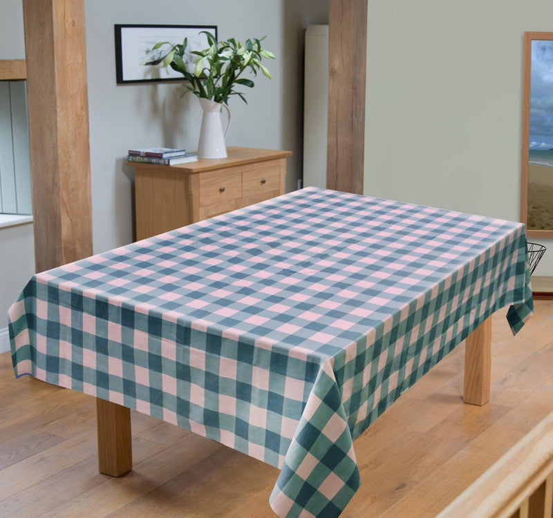 Cotton Duck Table Cover (In Check Design) - zeests.com - Best place for furniture, home decor and all you need
