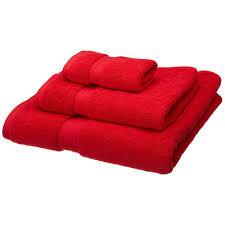 Red Egyptian Cotton Towel - Pack of 3 - zeests.com - Best place for furniture, home decor and all you need