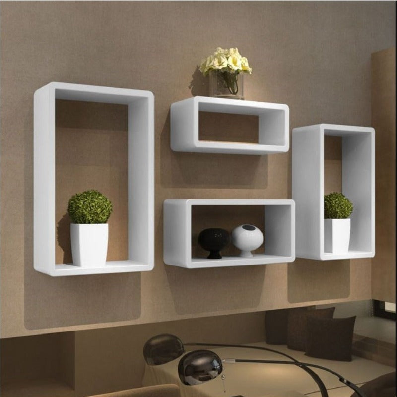 Labyrinth Floating Shelves (Set of 4) - zeests.com - Best place for furniture, home decor and all you need