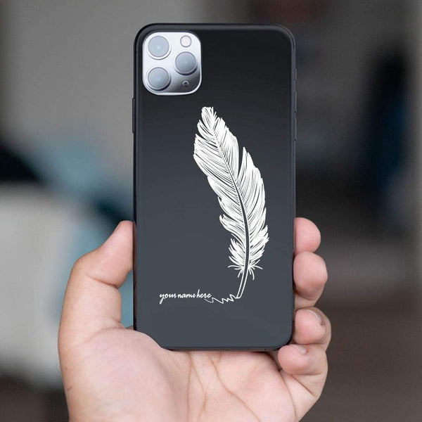 Feather printed phone cover - zeests.com - Best place for furniture, home decor and all you need