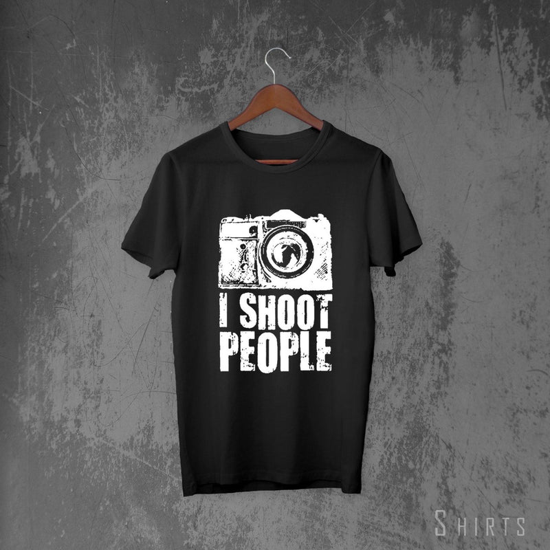 I SHOOT PEOPLE UNISEX T-Shirt - zeests.com - Best place for furniture, home decor and all you need