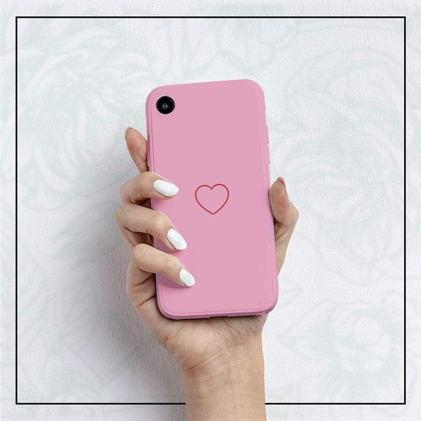 Heart shape printed phone cover - zeests.com - Best place for furniture, home decor and all you need